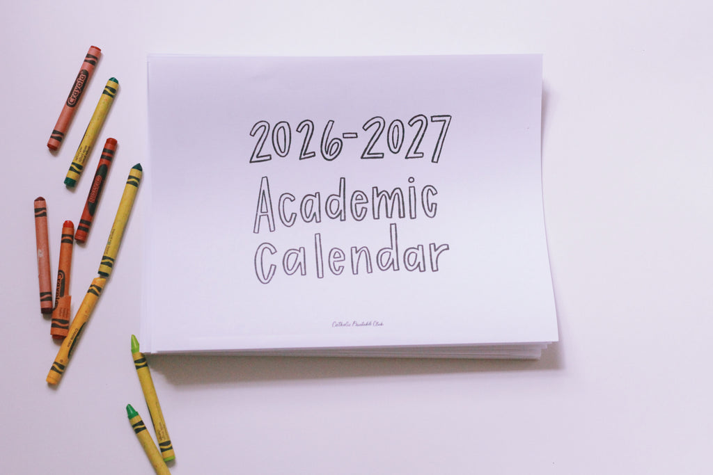 Printable Academic Year Liturgical Calendar