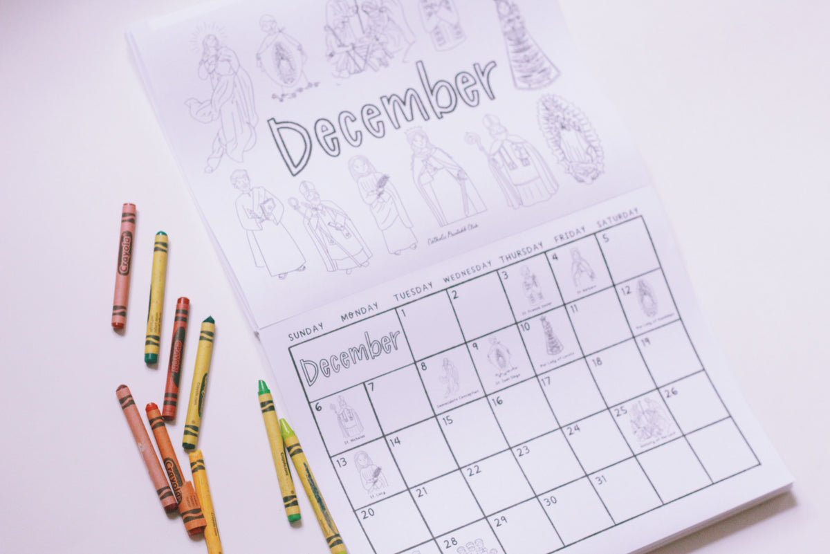 Printable Academic Year Liturgical Calendar