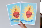 Sacred Heart of Jesus Activity Bundle: Coloring Page & Heart of Jesus Craft