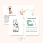 January Printable Pack | Catholic Coloring Pages and Crafts