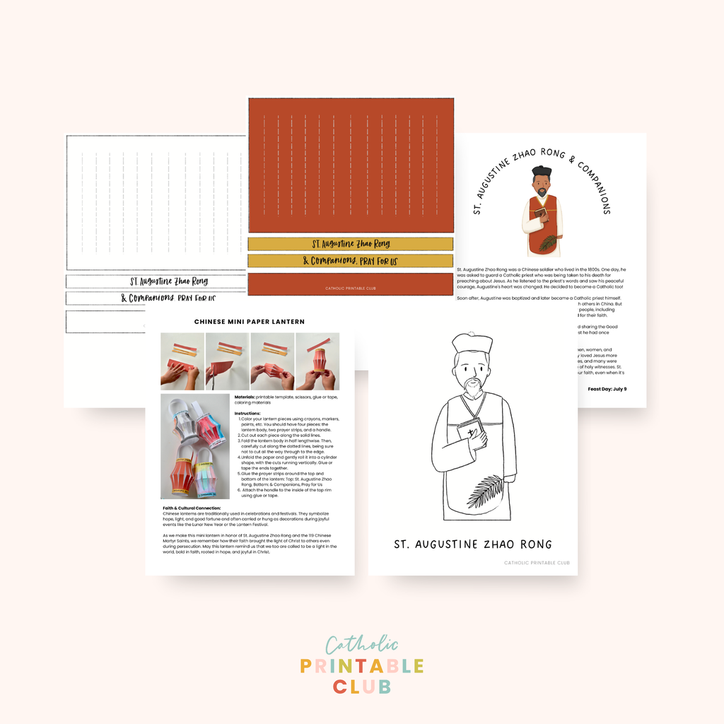 July Printable Pack (Vol. 2) | Catholic Coloring Pages and Crafts
