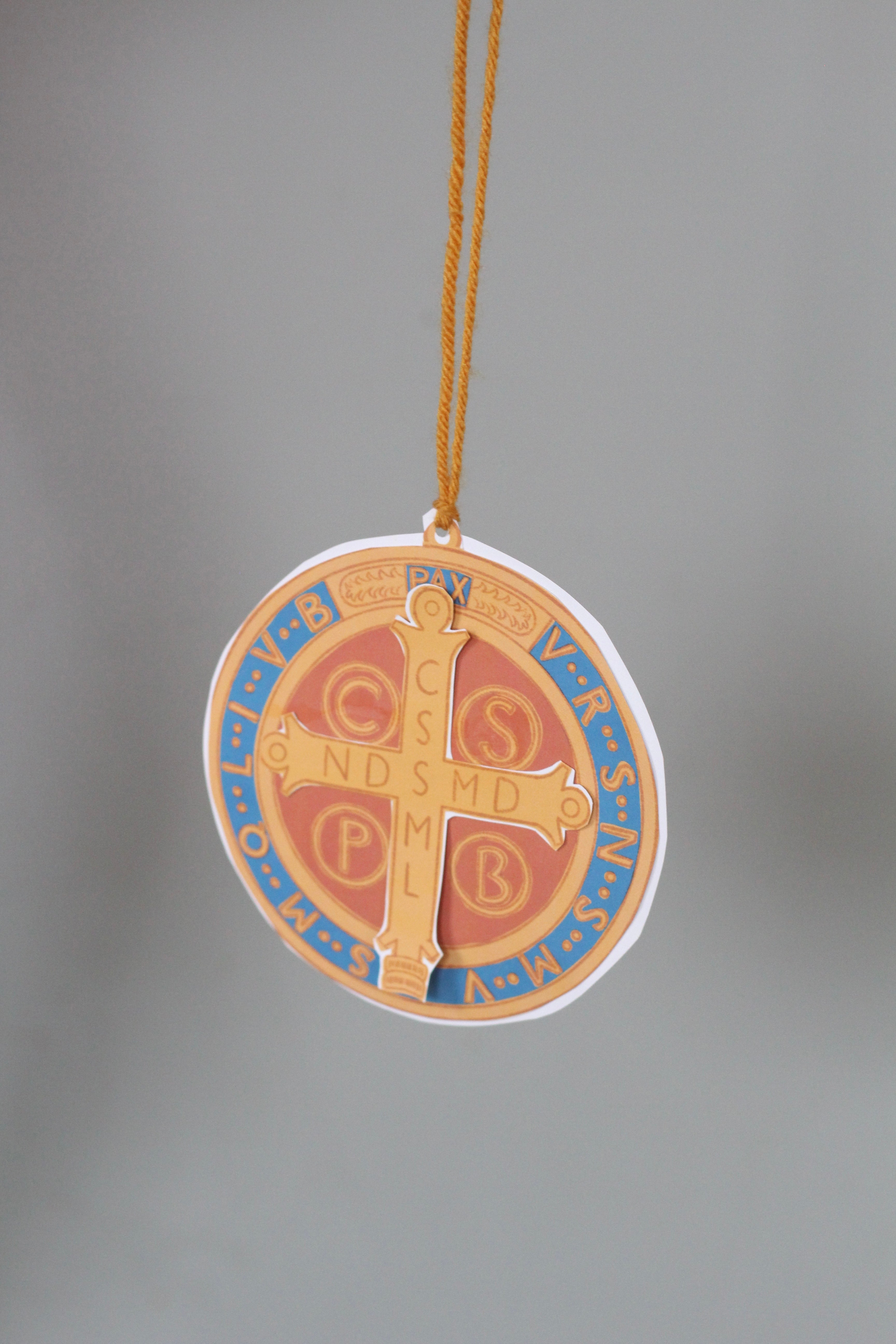 St. Benedict Activity Bundle: Coloring Page & St. Benedict Medal Craft