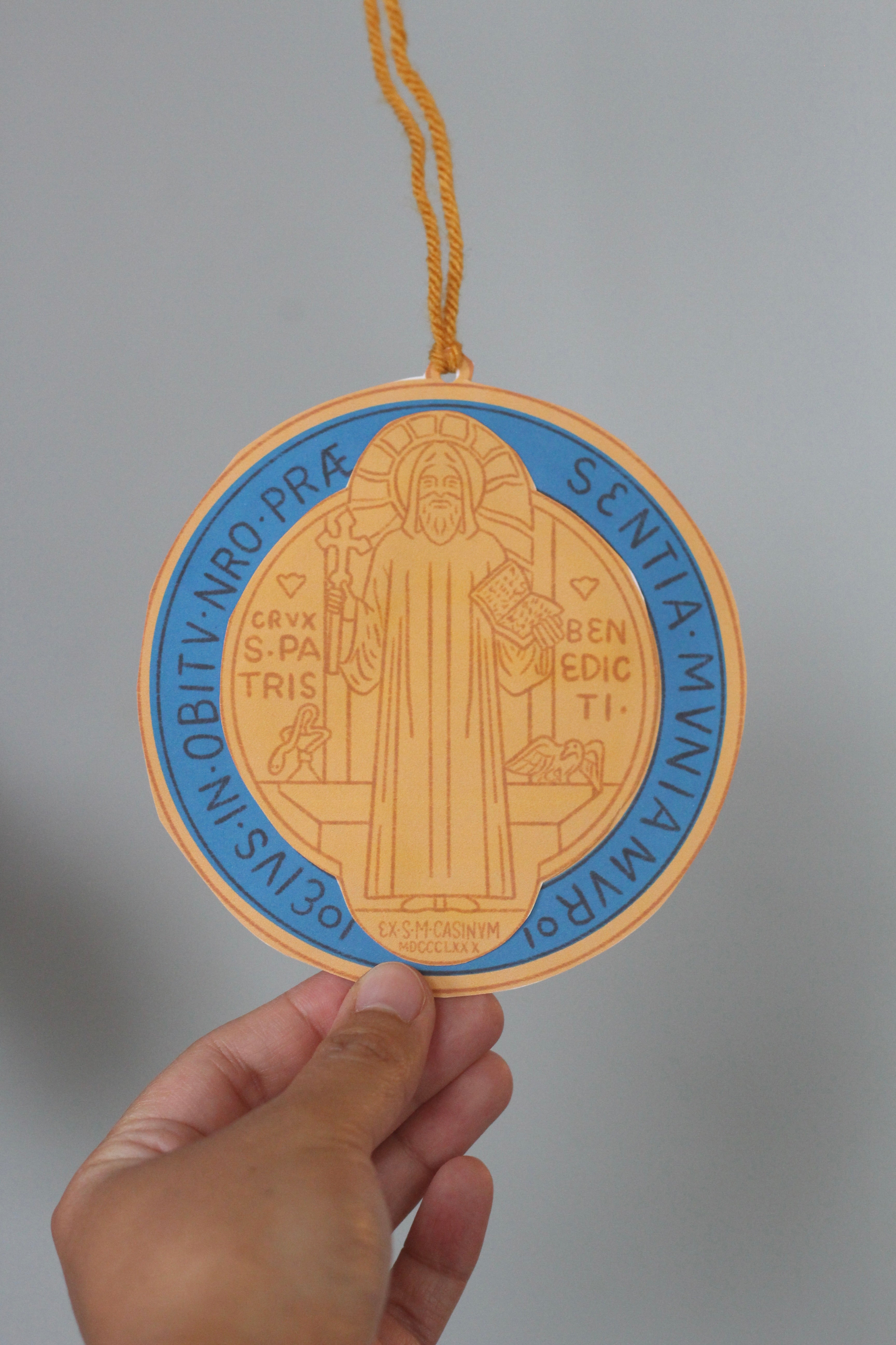 St. Benedict Activity Bundle: Coloring Page & St. Benedict Medal Craft