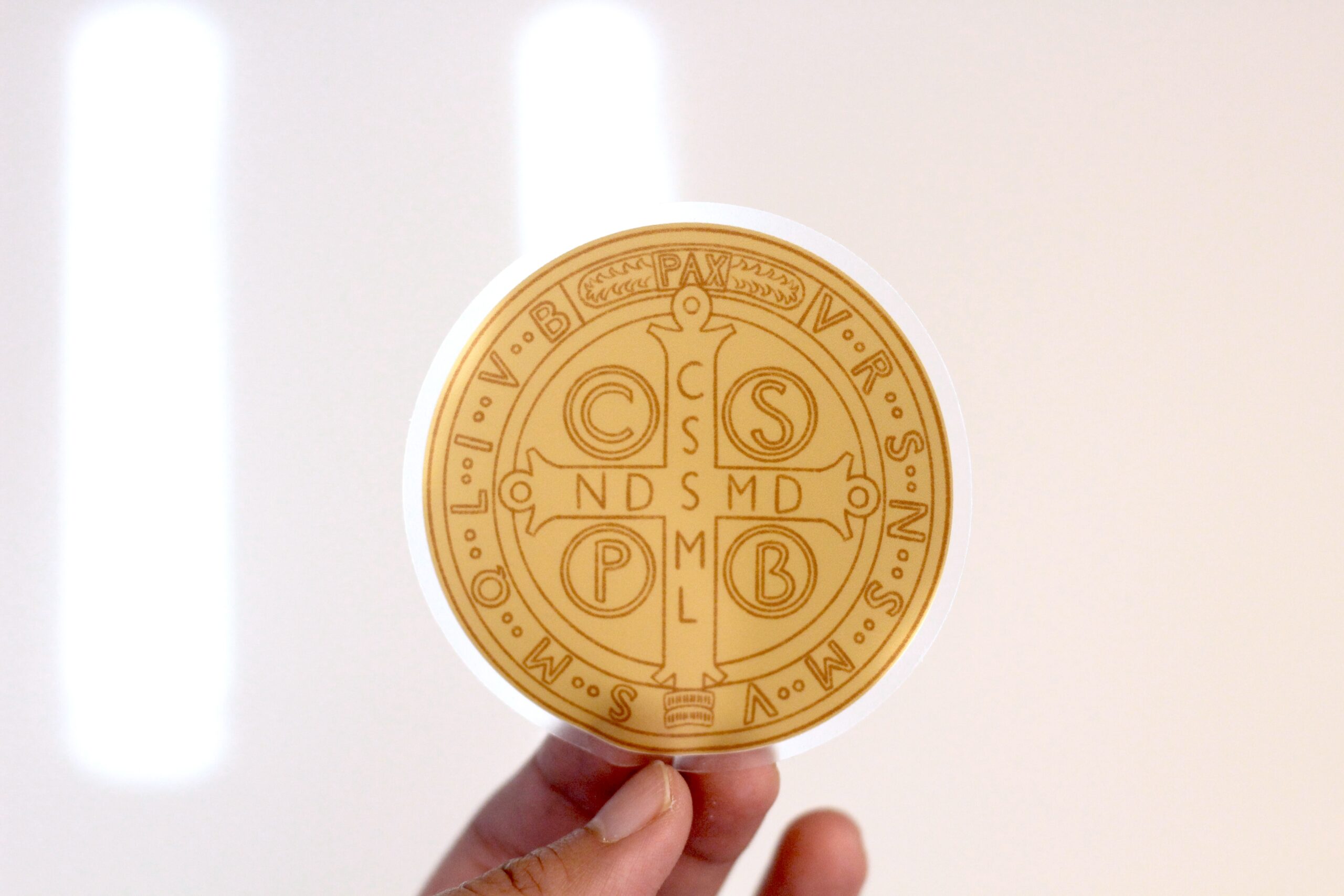 St. Benedict Medal Vinyl Sticker