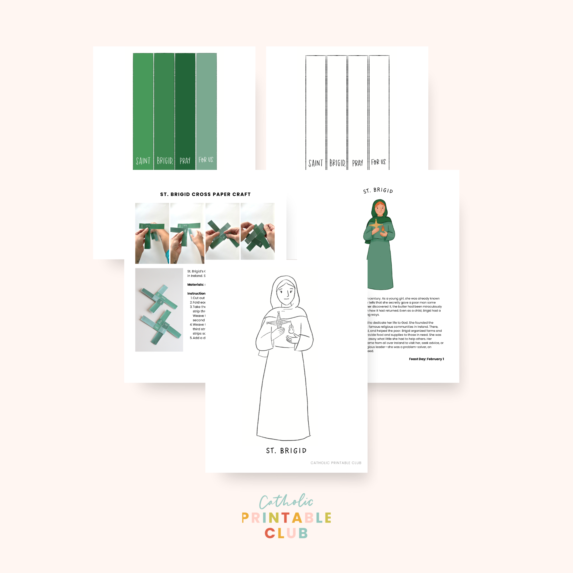 February Printable Pack (Vol. 2) | Catholic Coloring Pages and Crafts