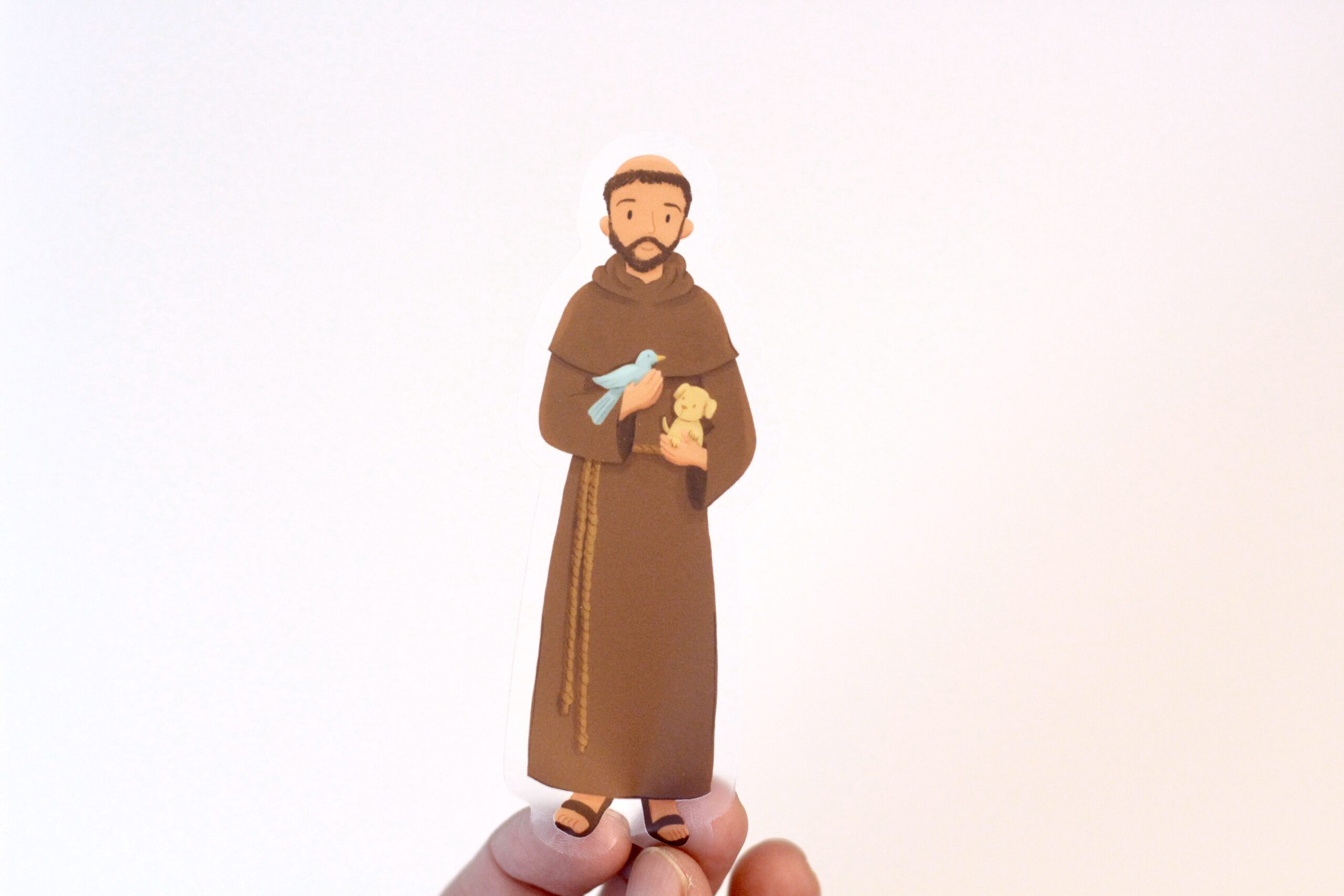 St. Francis of Assisi Vinyl Sticker