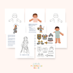St. Joan of Arc Activity Bundle: Coloring Page & Armor of God Paper Dolls