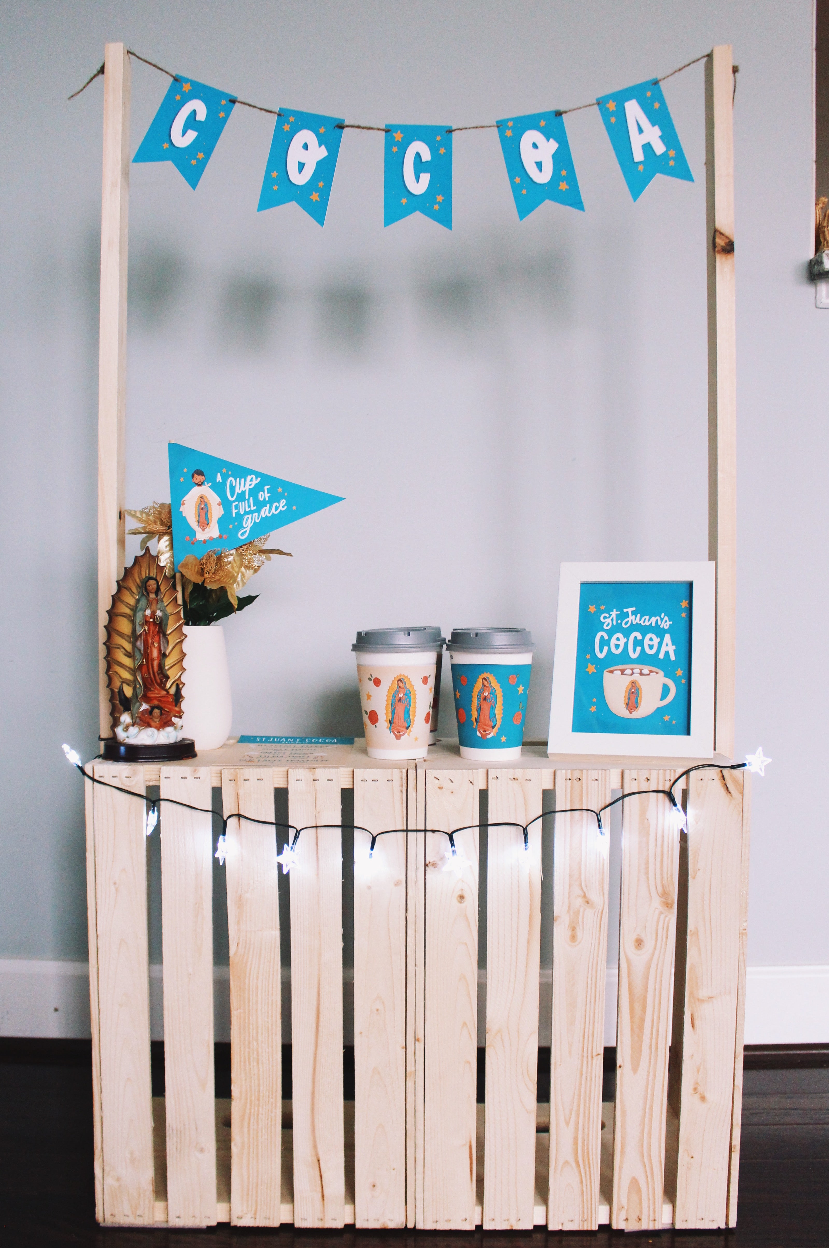 St. Juan Diego Activity Bundle: Coloring Page & Hot Cocoa Stand Printables