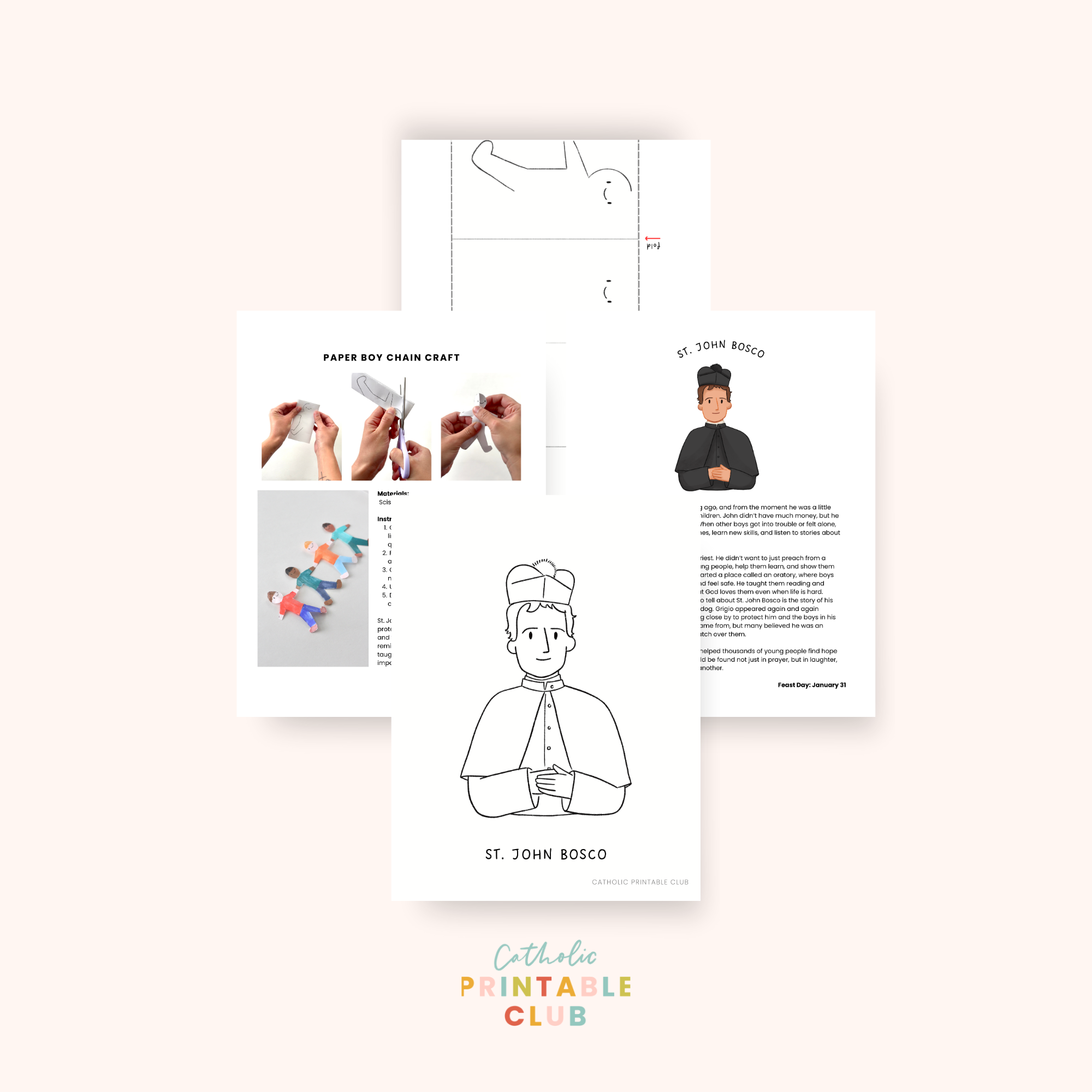 January Printable Pack (Vol. 2) | Catholic Coloring Pages and Crafts