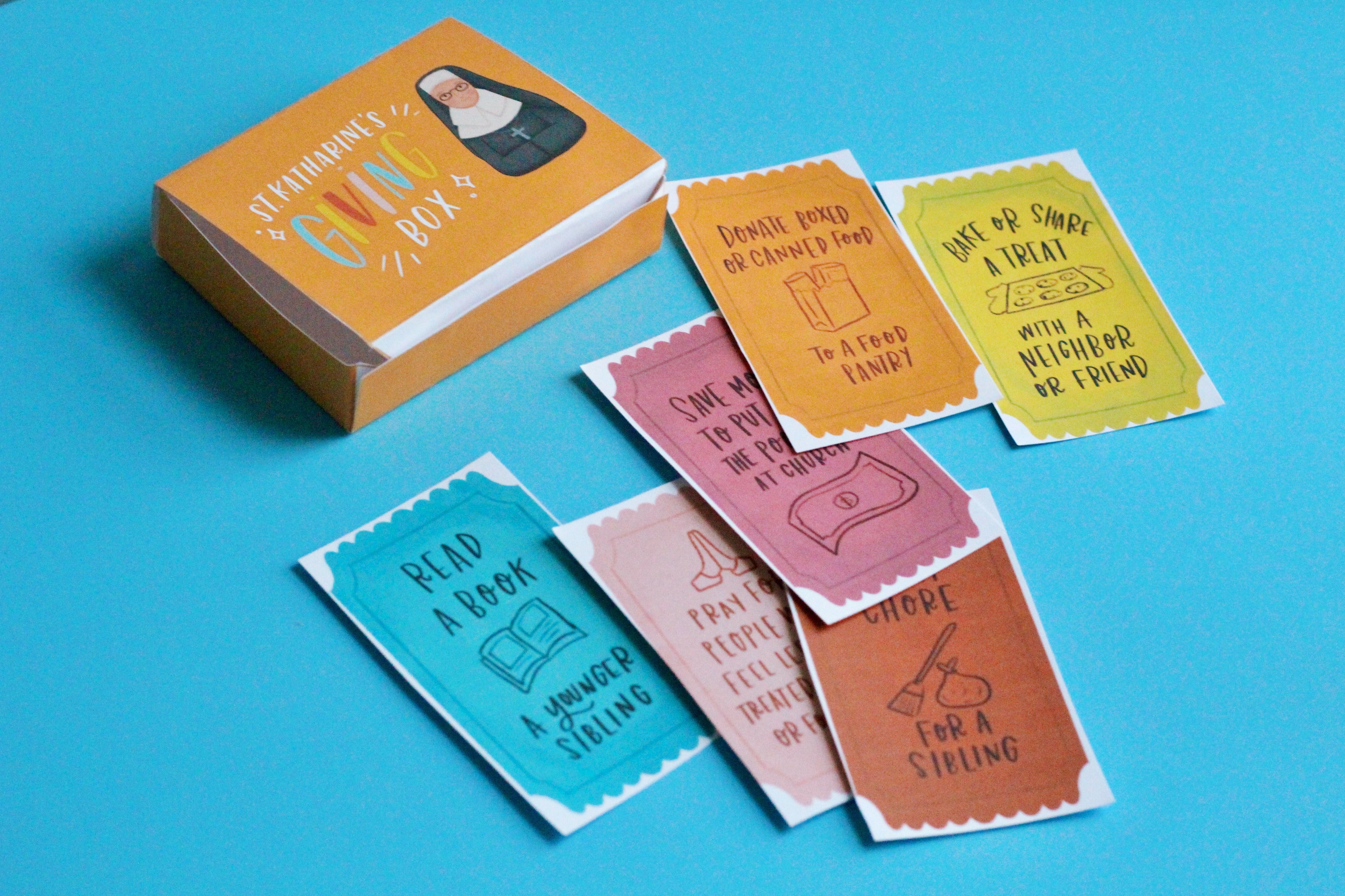 St. Katharine Drexel Activity Bundle: Coloring Page & Giving Box Craft