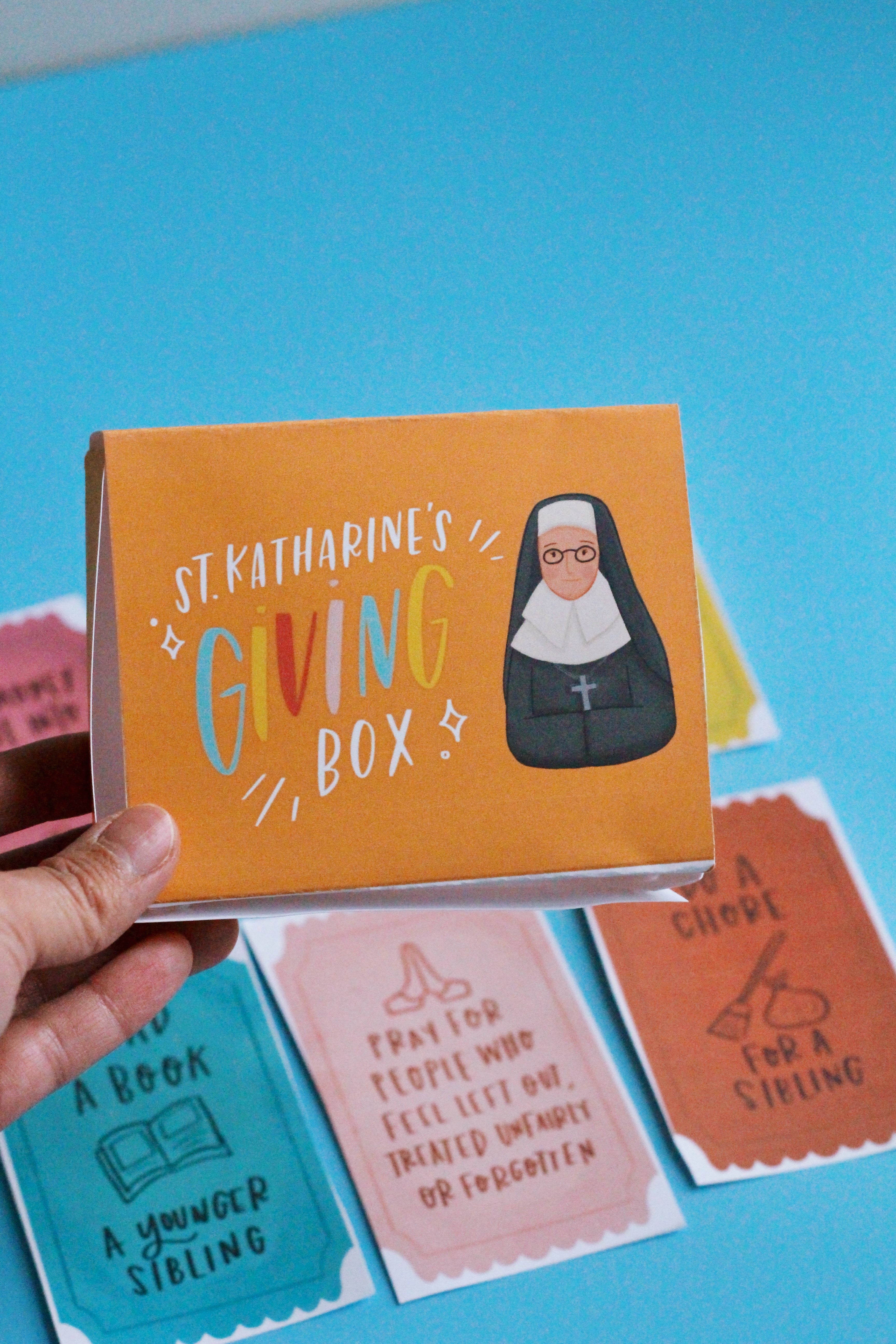 St. Katharine Drexel Activity Bundle: Coloring Page & Giving Box Craft