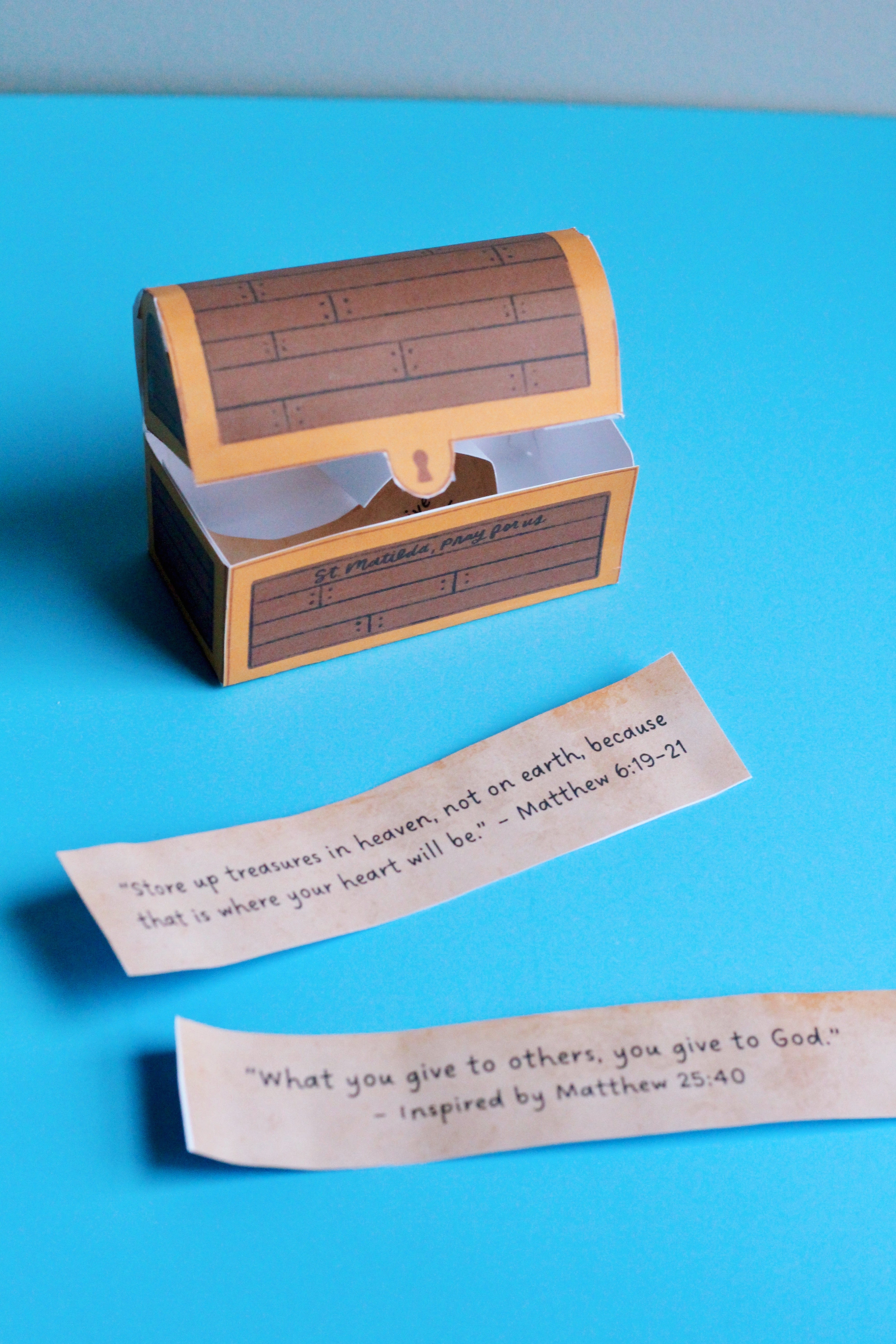 St. Matilda Activity Bundle: Coloring Page & Treasure Box Craft