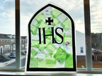 Holy Name of Jesus Activity Bundle: Coloring Page & Stained Glass Window Craft