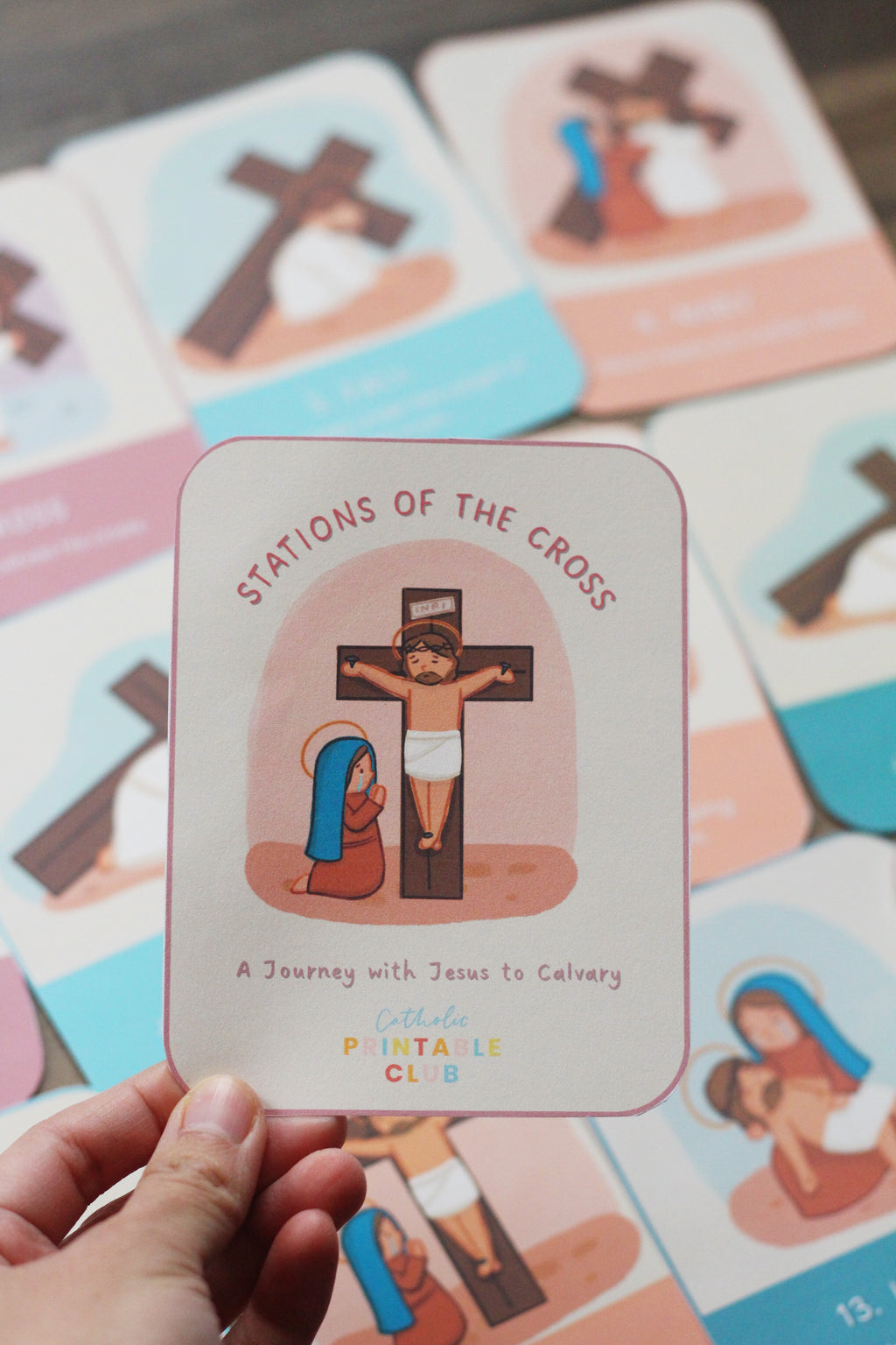 Stations of the Cross Bundle: Reflection & Sequencing Cards