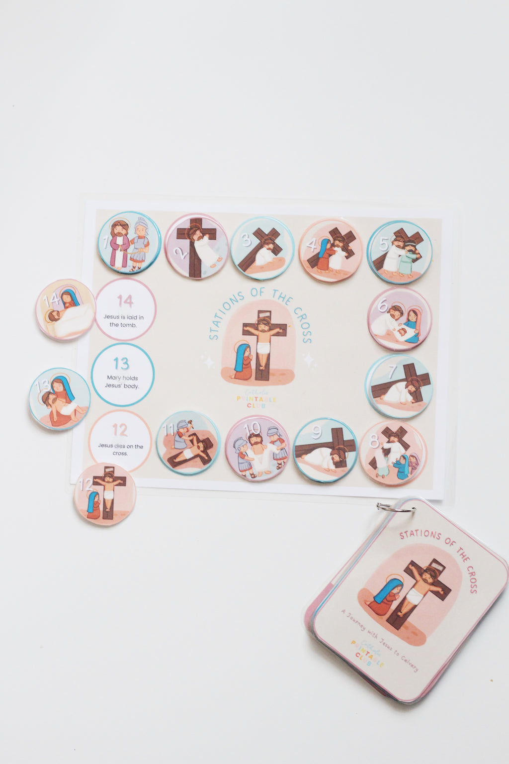 Stations of the Cross Bundle: Reflection & Sequencing Cards