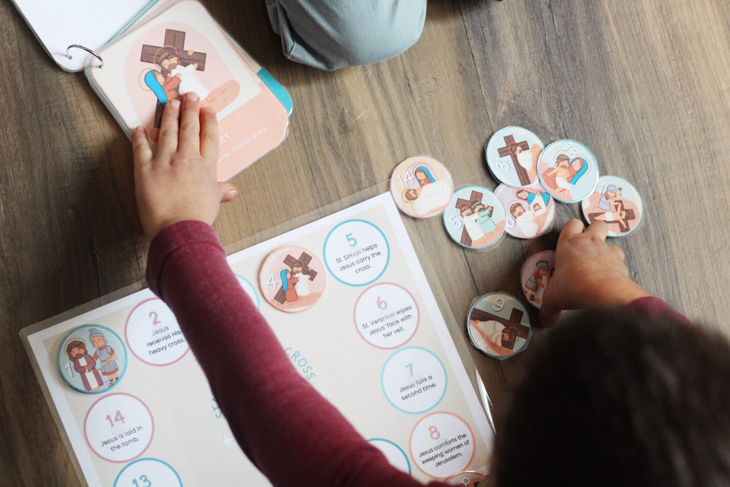 Stations of the Cross Bundle: Reflection & Sequencing Cards (PARISH LICENSE)
