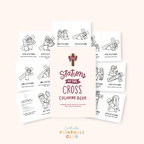 Stations of the Cross Coloring Book-  Printable Catholic Activity for Kids